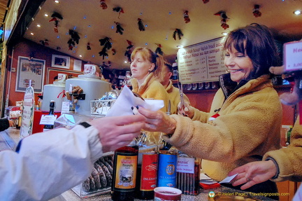 Popular Christkindlmarkt stall